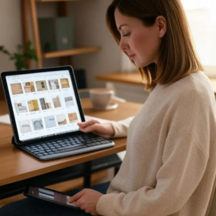 Kolaż eleganckich produktów do domu sugerowanych jako rekomendacje